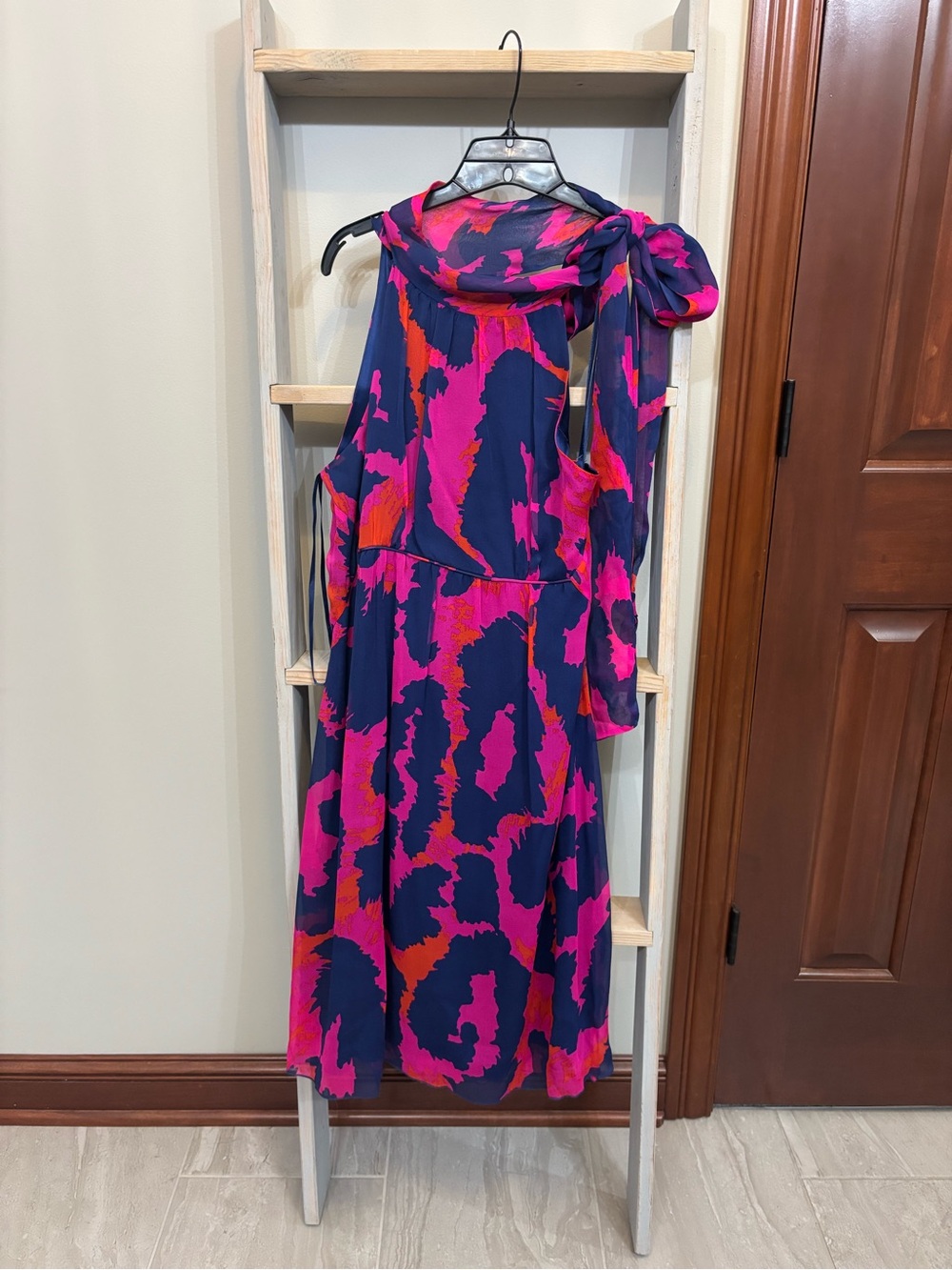 DVF Abstract Print Dress